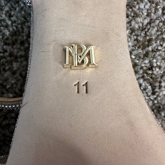 BADGLEY MISHKA Women's Effie Ankle Strap Sandal Size 11 In Champagne - Picture 7 of 10